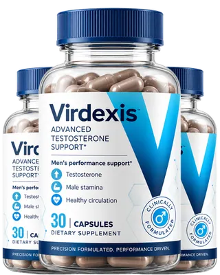 Virdexis Advanced Testosterone Support Capsules – 3 Flaschen